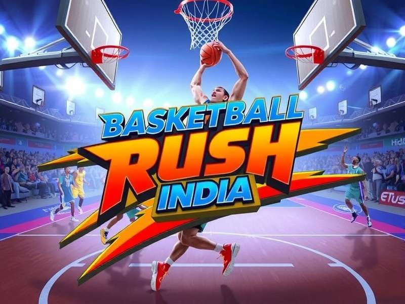 Basketball Rush India Game Cover Basketball Rush India Game Cover